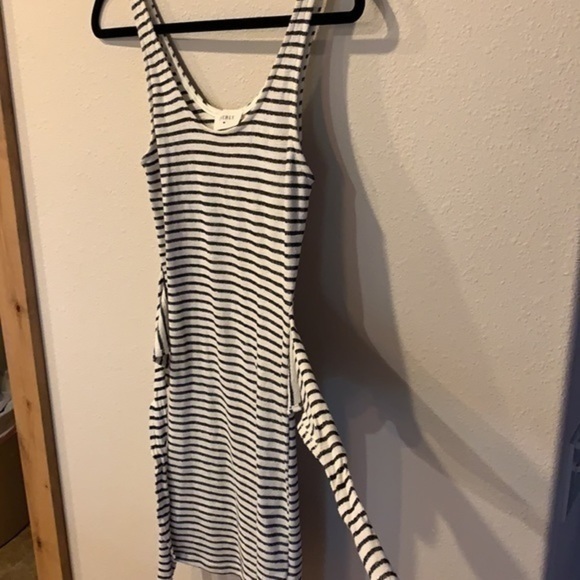 Everly medium navy and cream striped tank dress - Picture 11 of 13